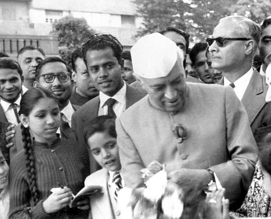 Jaya with Nehru